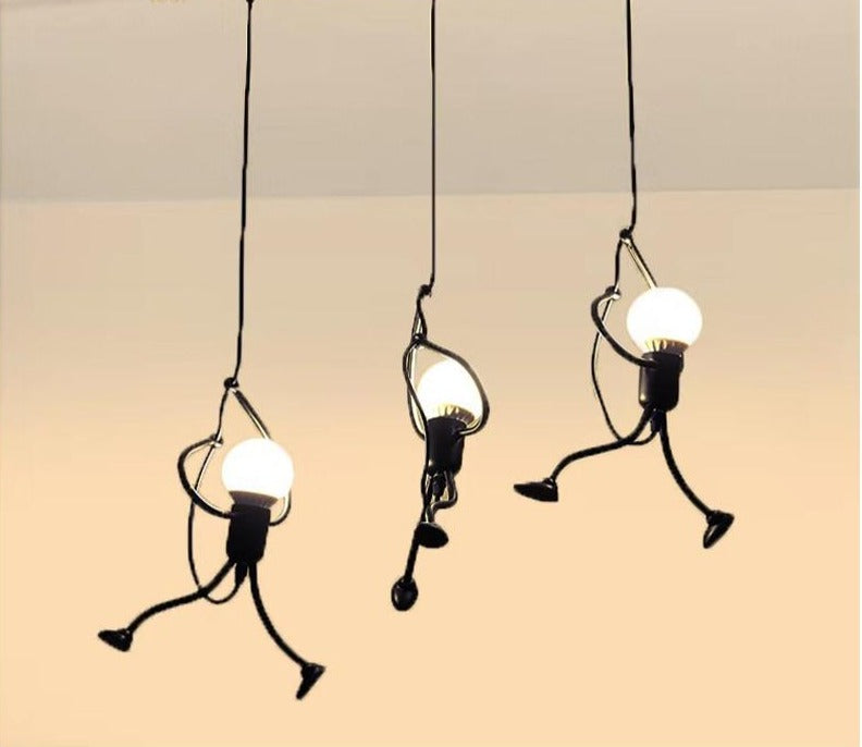 Little Climbing Man Pendant Light