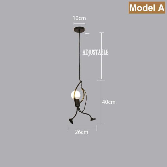 Little Climbing Man Pendant Light