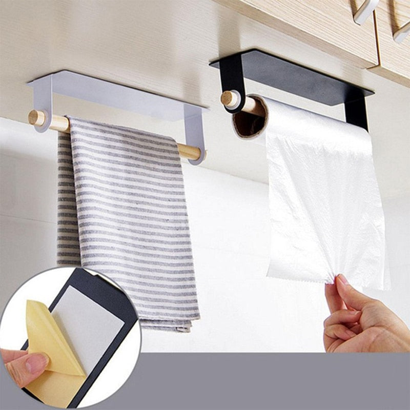 The Lindsay Kitchen Towel Rack & Paper Towel Holder