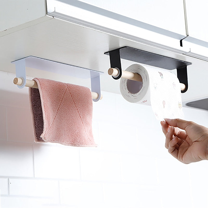 The Lindsay Kitchen Towel Rack & Paper Towel Holder