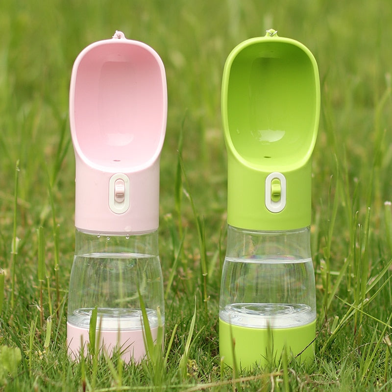 Multifunctional 2-in-1 Portable Dog Water Bottle and Feeder