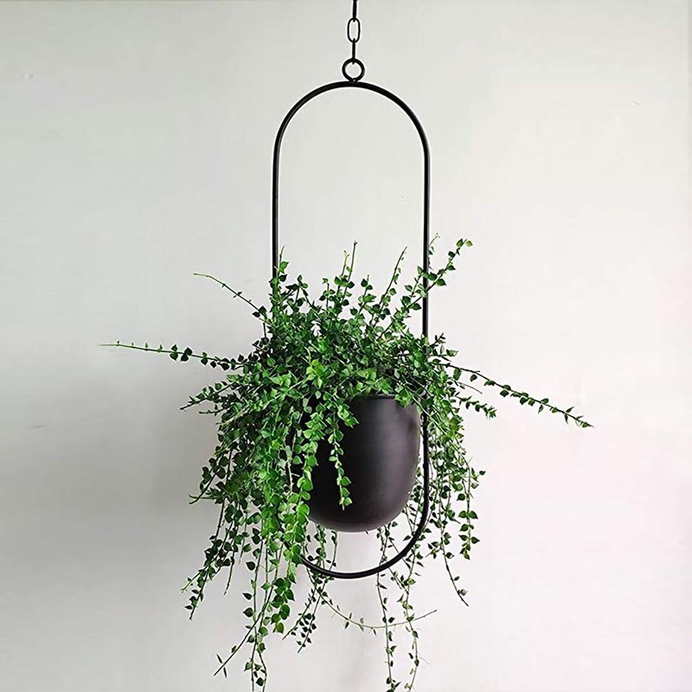 Hanging Planter Metalowy Halo