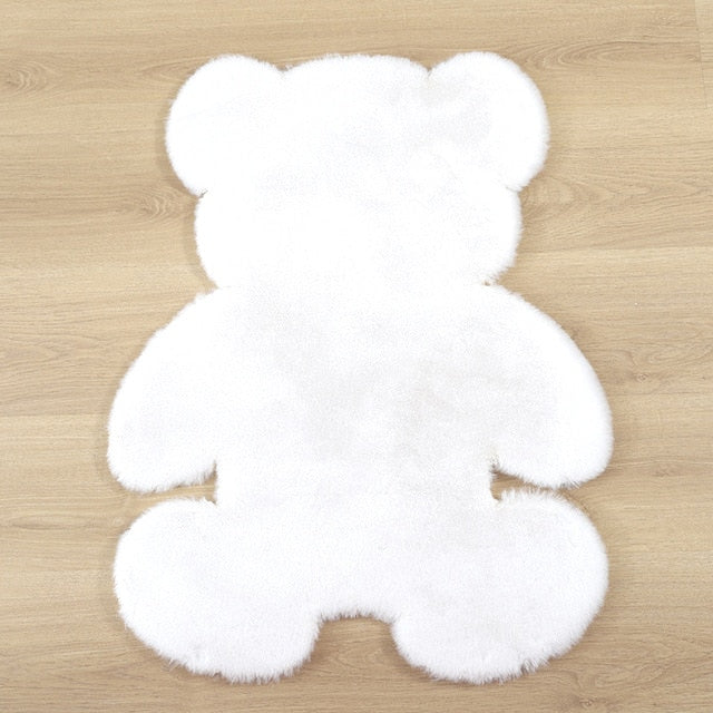 Tapis ours en peluche super doux