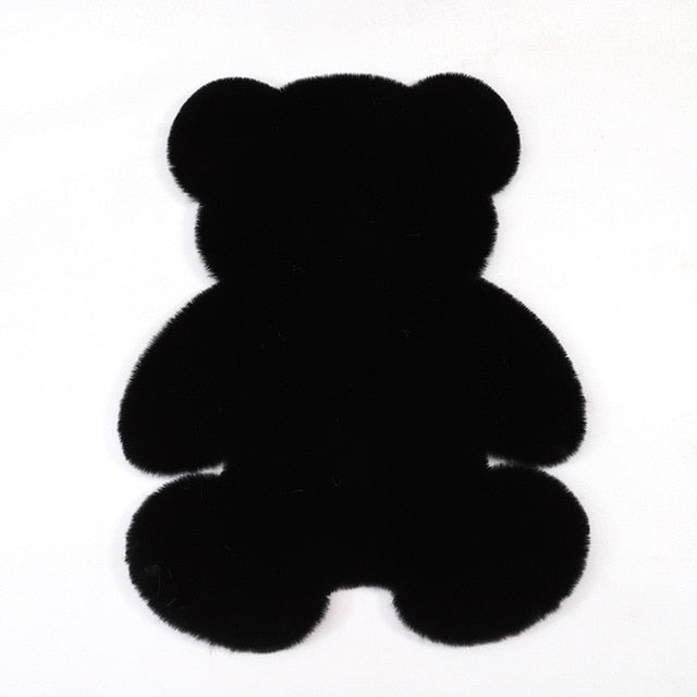 Tapis ours en peluche super doux