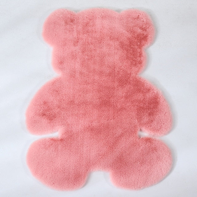 Tapis ours en peluche super doux