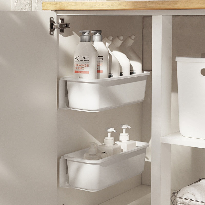 Wall-Mounted and Under Sink Storage Rack