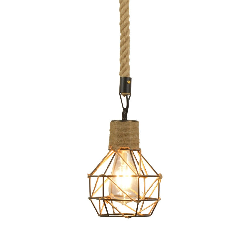 Rope Pendant Light