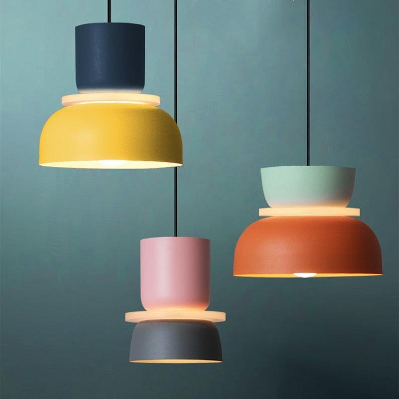 Saturn Halo Colorful LED Pendant lights