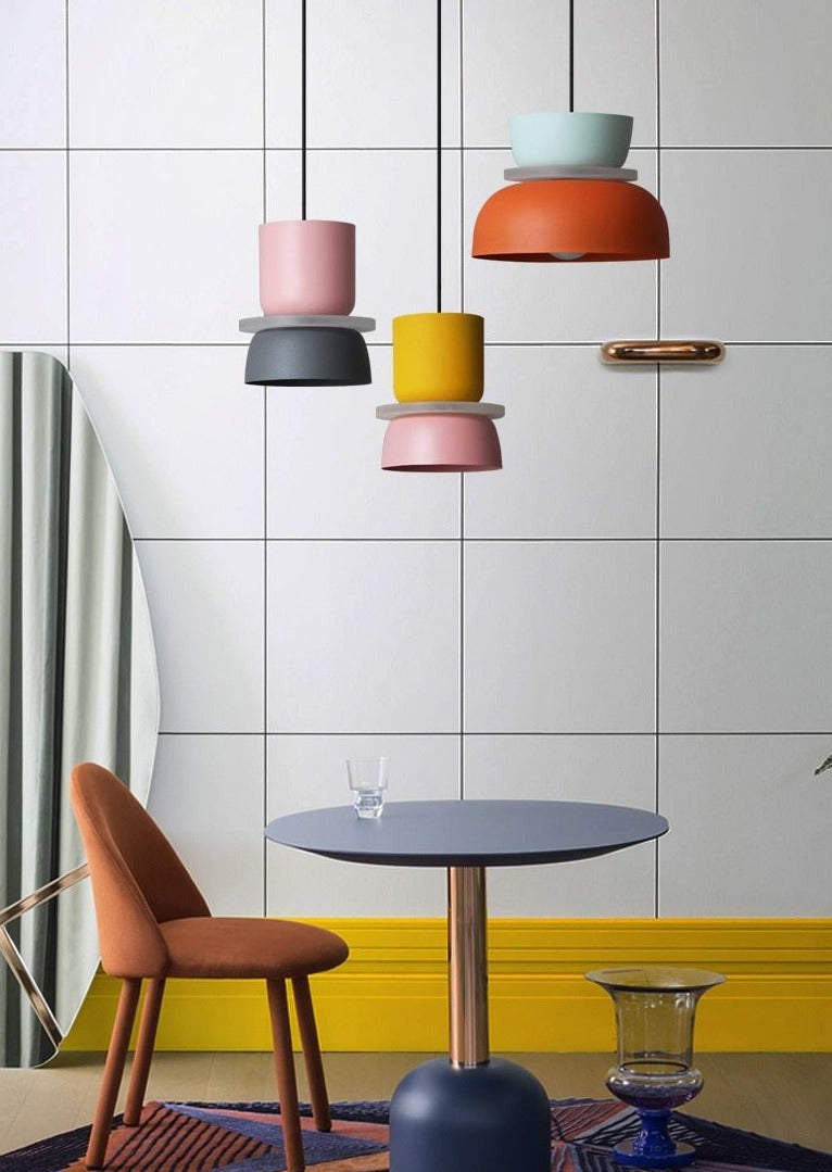 Saturn Halo Colorful LED Pendant lights