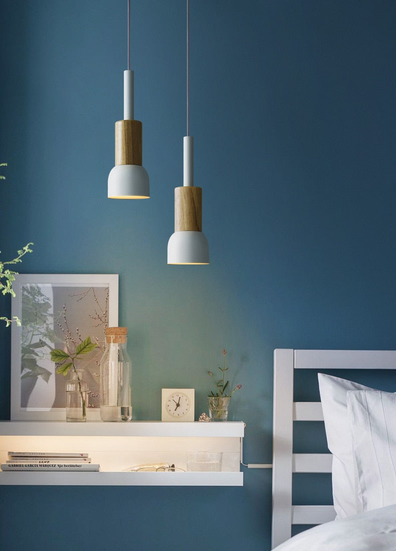 Astrid Metal & Wood Pendant Lights