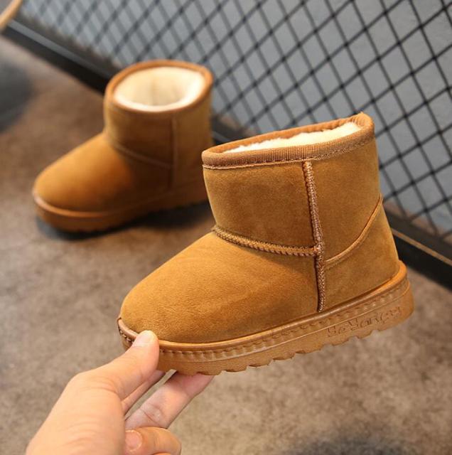 Botas de Inverno Quentes forradas a Pêlo Sintético para Crianças