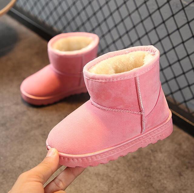 Botas de Inverno Quentes forradas a Pêlo Sintético para Crianças