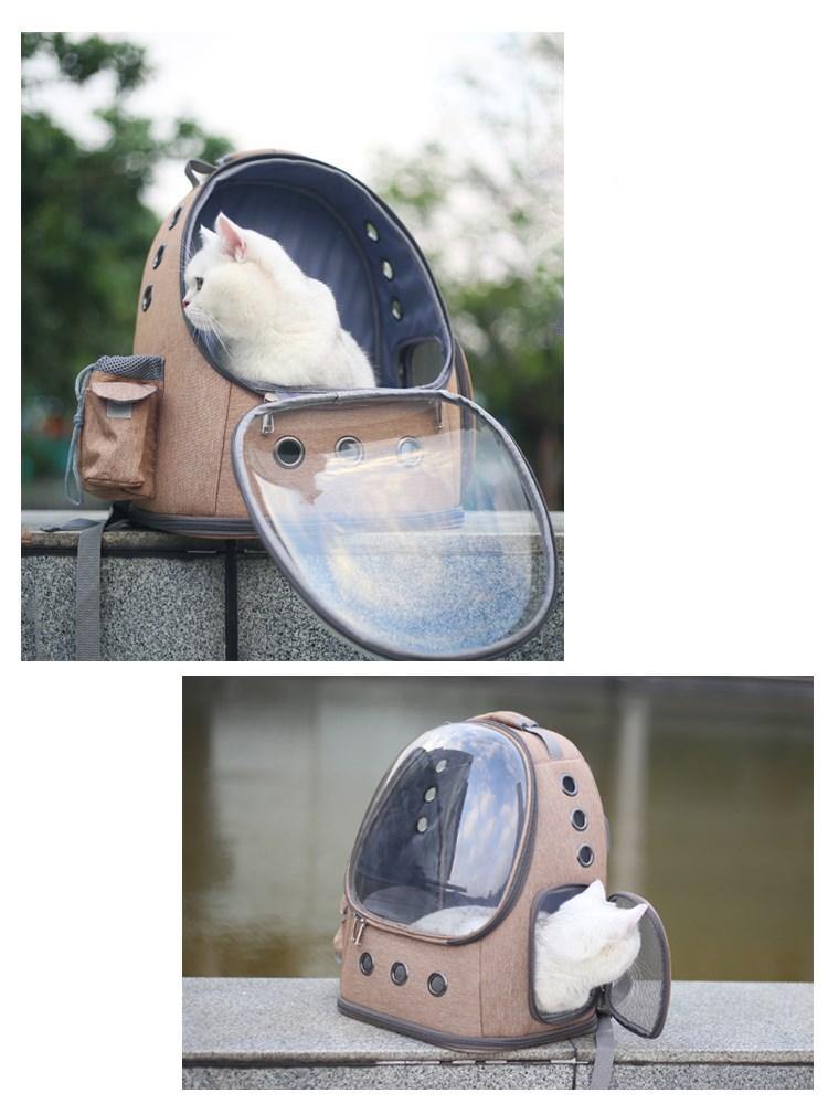 Astronaut Spaceship Cat Backpack