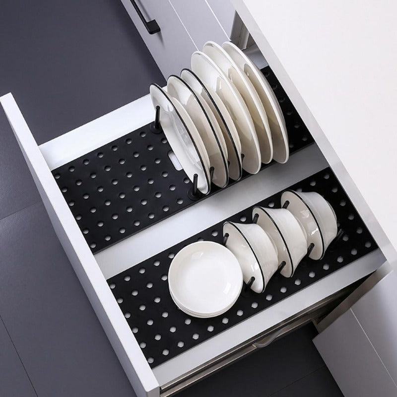 Organizzatore per cassetti da cucina espandibile - Set di 2