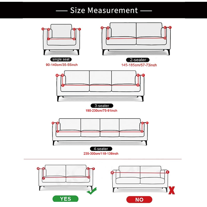 Ambretta Sammetspräglade Stretch-sofföverdrag för 1/2/3/4-sits soffor