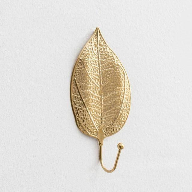 Nature's Leaves Metal Wall Hooks