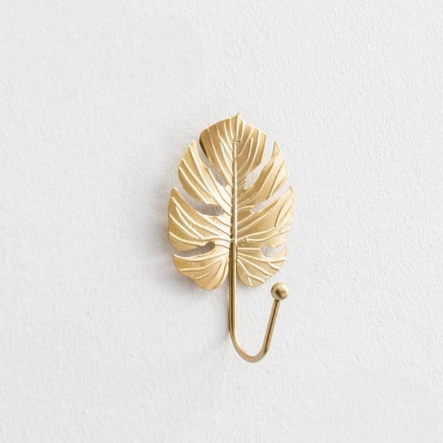 Nature's Leaves Metal Wall Hooks