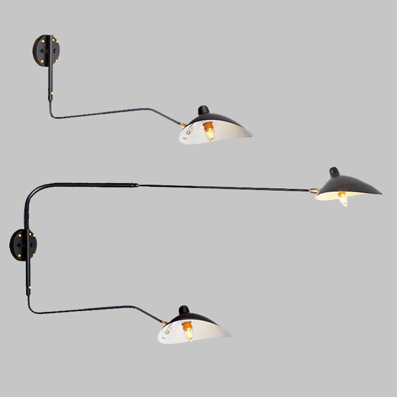 Serge Duckbill Wall Lamp with Swing Arms