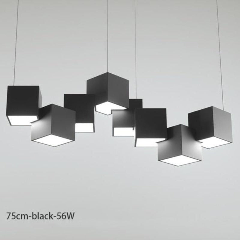 Luminaire LED Cube Moderne