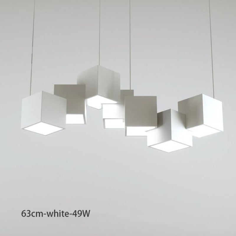 Luminaire LED Cube Moderne