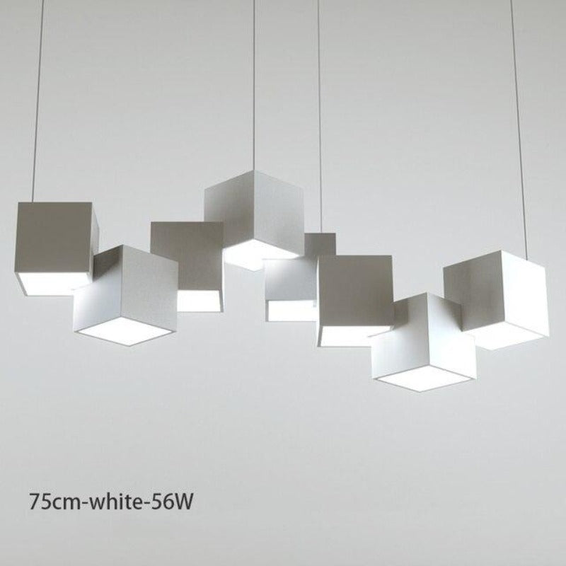 Luminaire LED Cube Moderne