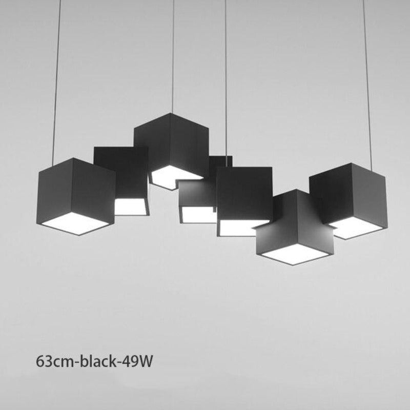 Luminaire LED Cube Moderne