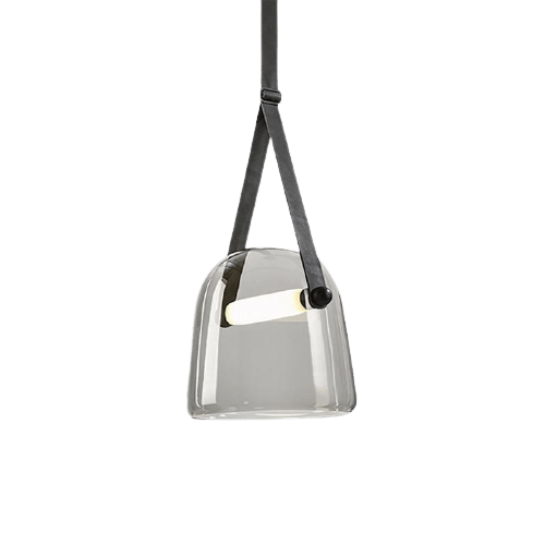 Leather Industrial Cord Pendant Light