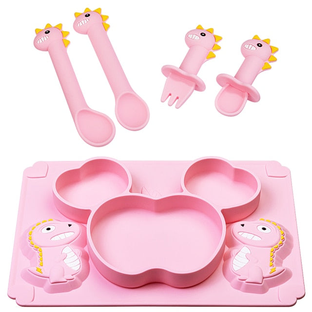 Conjunto de jantar de silicone