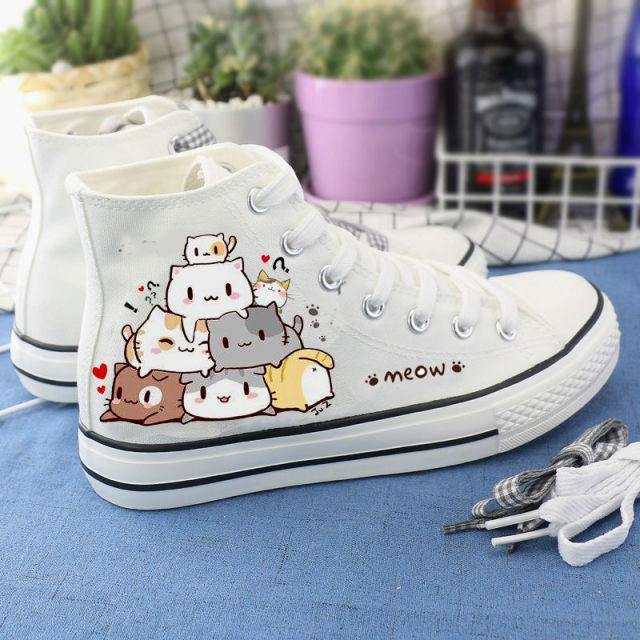 Fluffy Cat Meow-sneakers