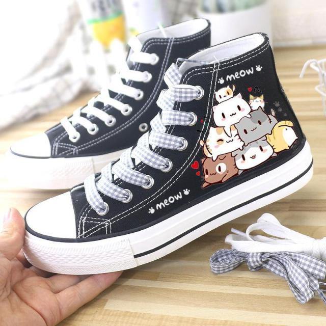 Fluffy Cat Meow sneakers