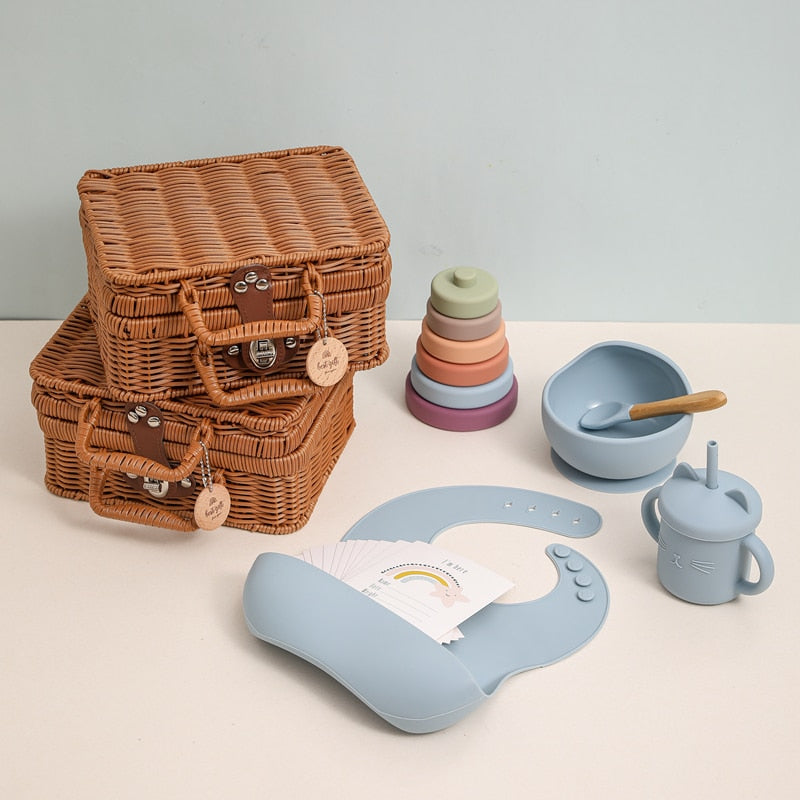 Vintage Baby Geschenkset Hamper