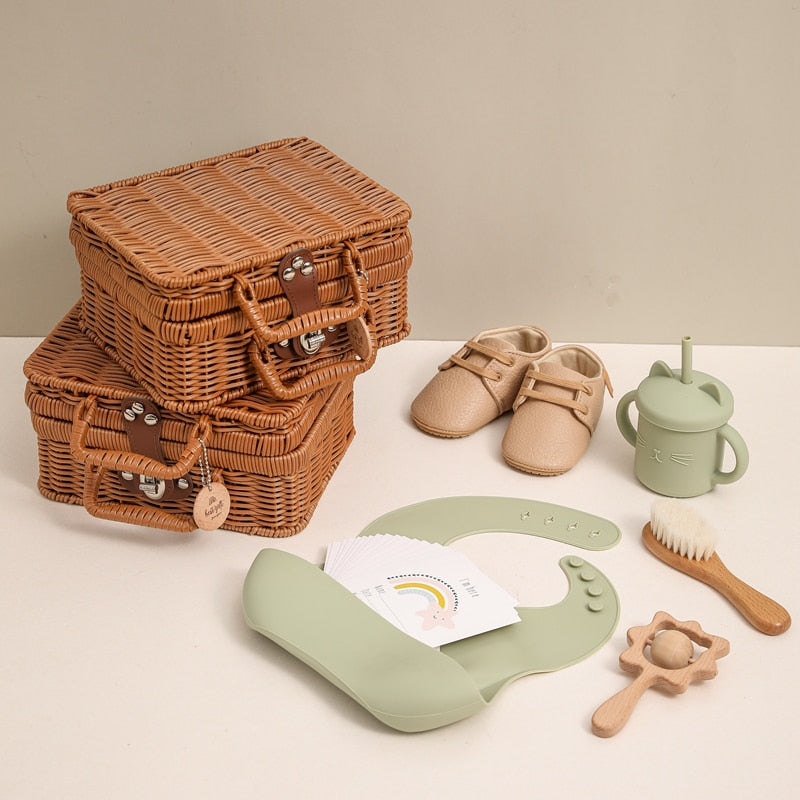 Vintage Baby Geschenkset Hamper