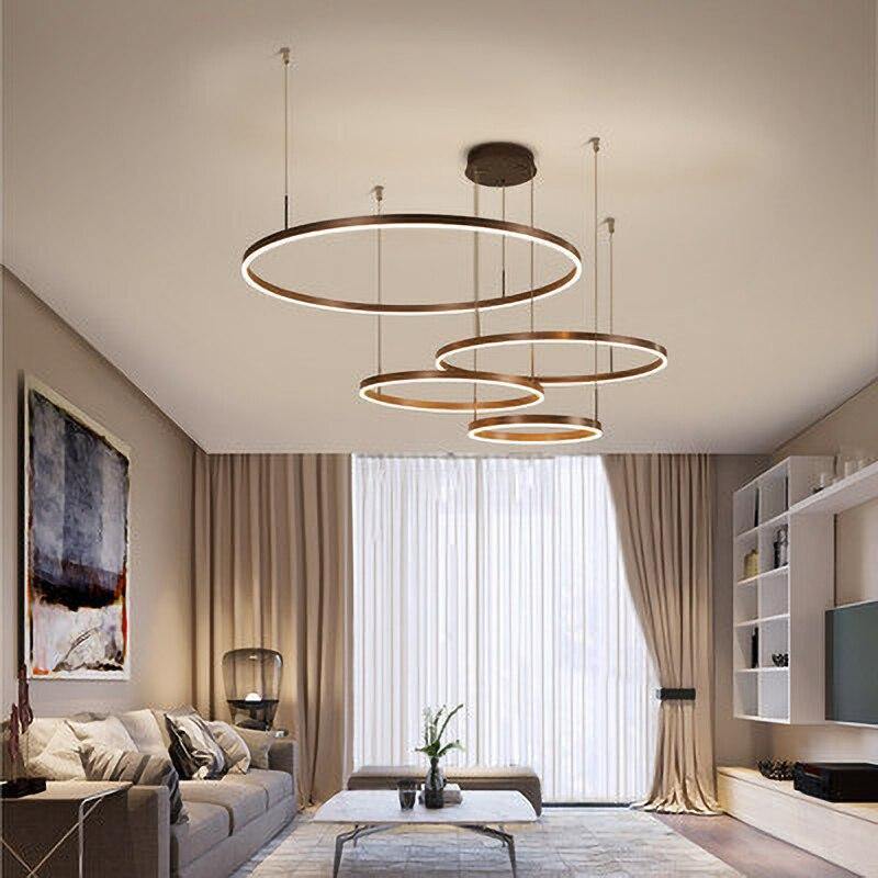 Round Modern Elegant Infinite Chandelier Light