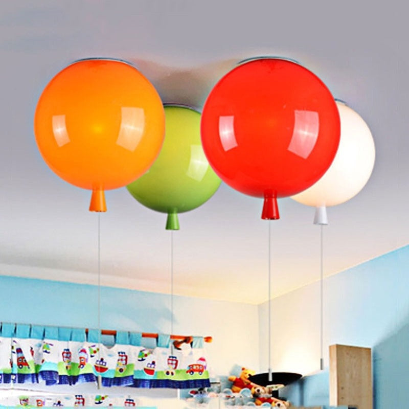 Fargerik Ballong Taklampe