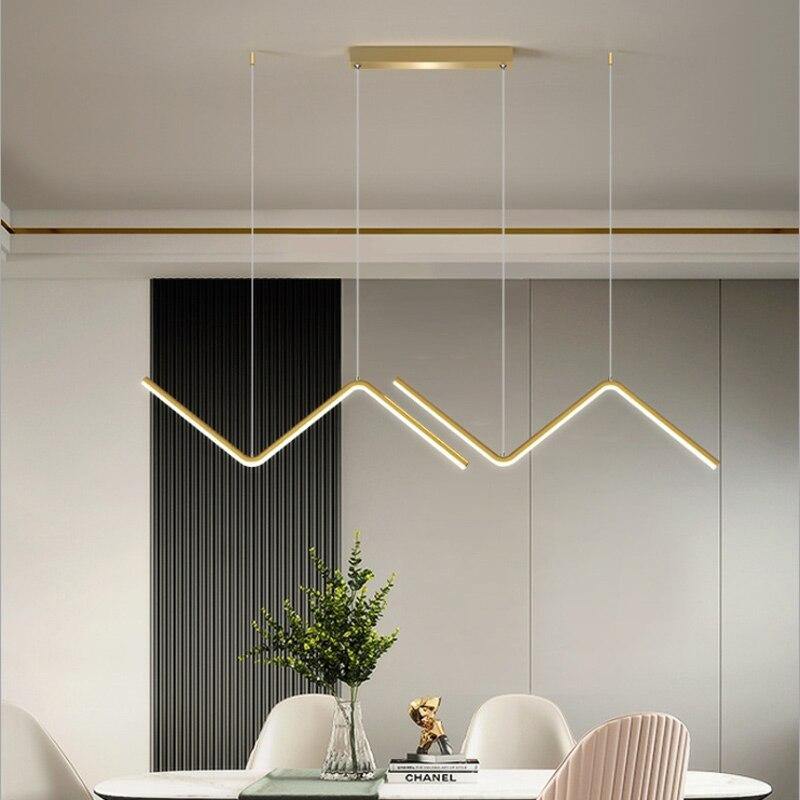 Luzes Pendentes LED Triangulares