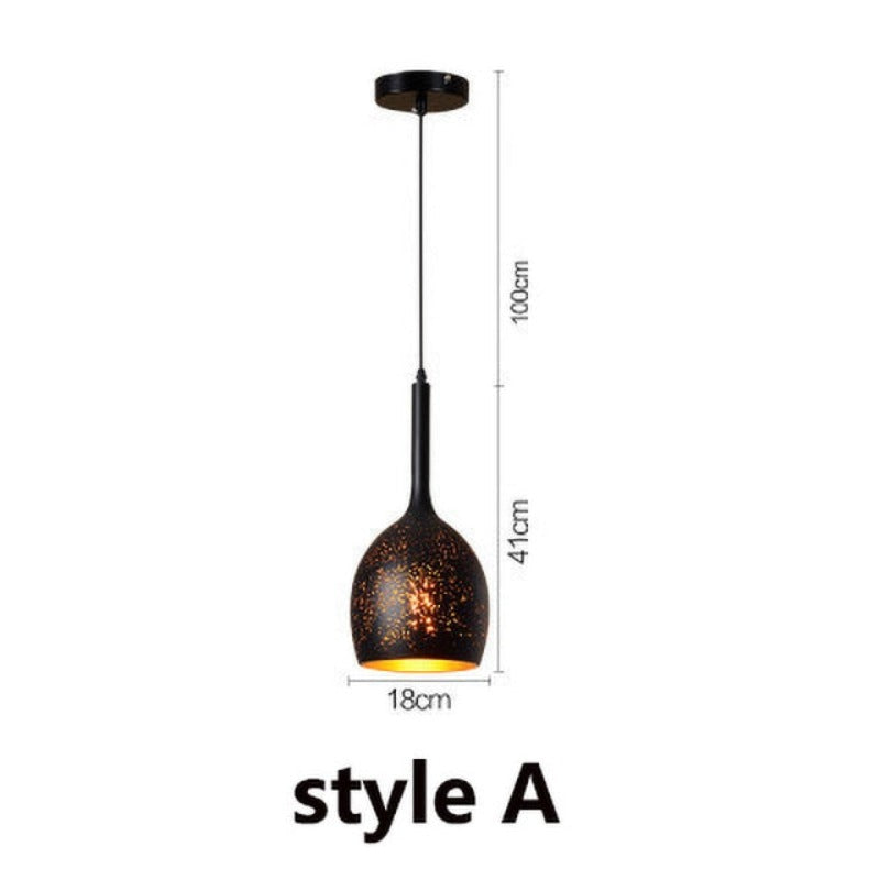 Industrial Starry Warm Pendant Lamp