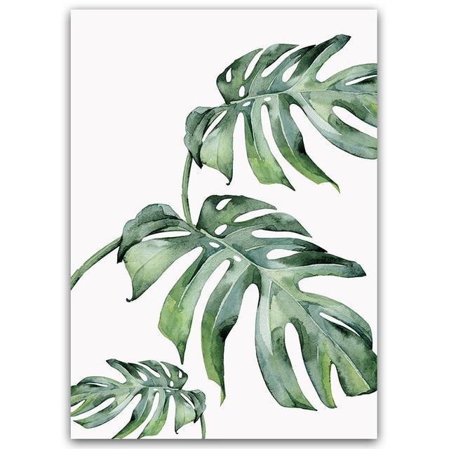 Green Leaves | Canvas