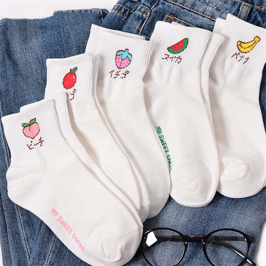 Calcetines de frutas japonesas