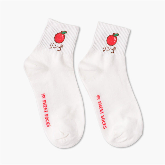 Calcetines de frutas japonesas