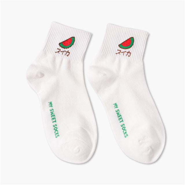 Calcetines de frutas japonesas