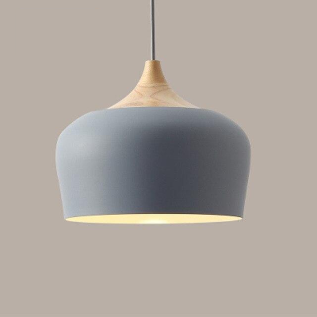 Soft Pastel Palette Pendant Lights in Metal & Wood - Final Sale