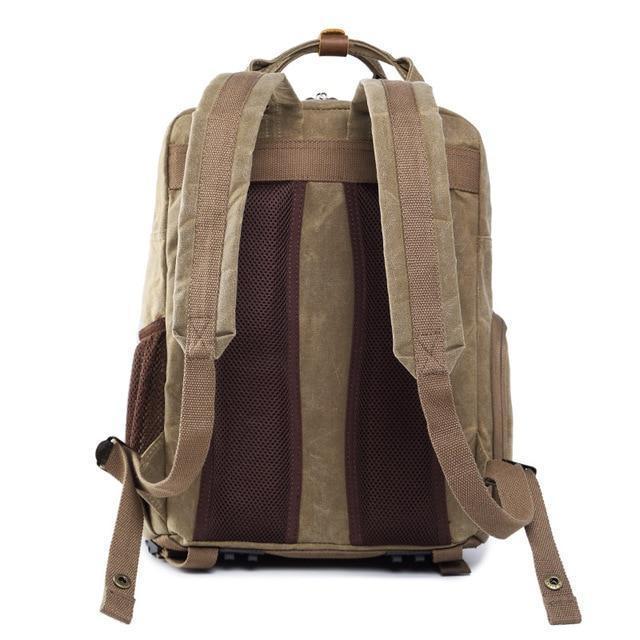 Waterproof Waxed Camera Backpack