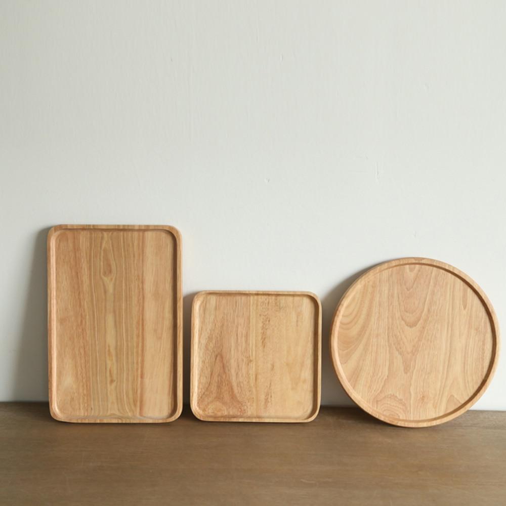 Bamboo Serving Tray Set