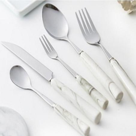 Simple Marbled Pattern Tableware/Flatware