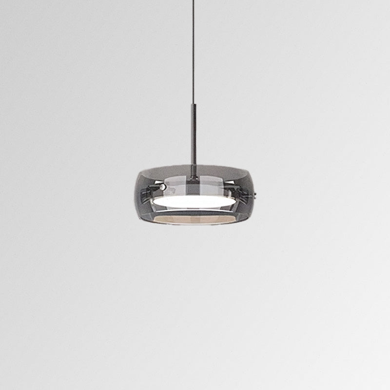 Lin | Suspension en verre transparent