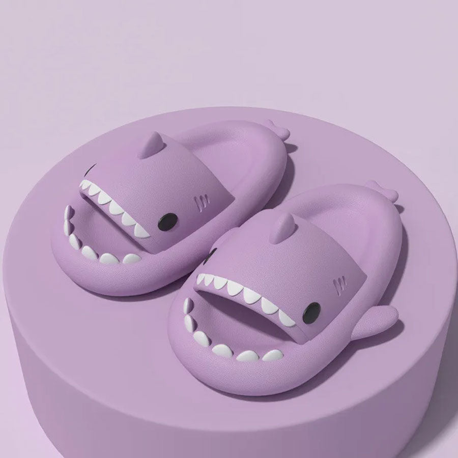 Children's Non-Slip Shark Sliders