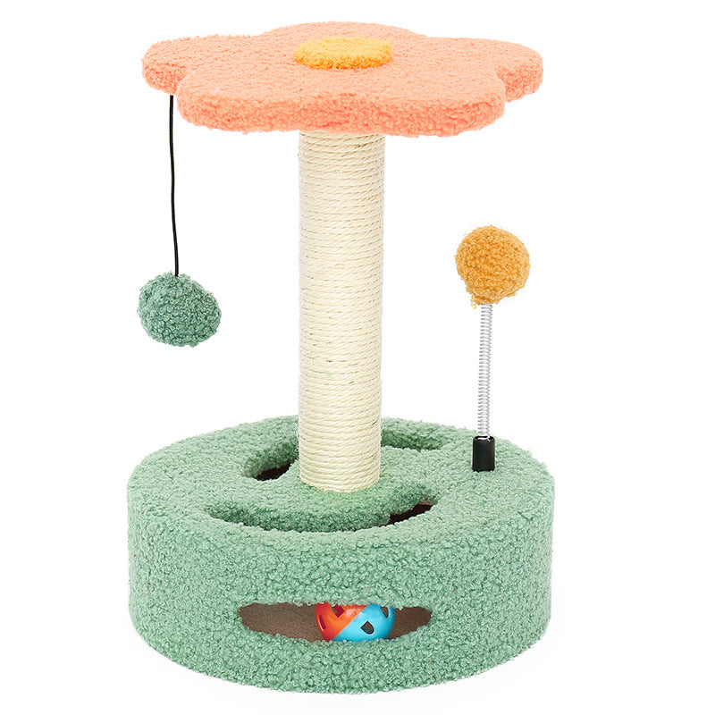 PurrPlay Deluxe Tower: Multifunctional Cat Scratcher & Play Station