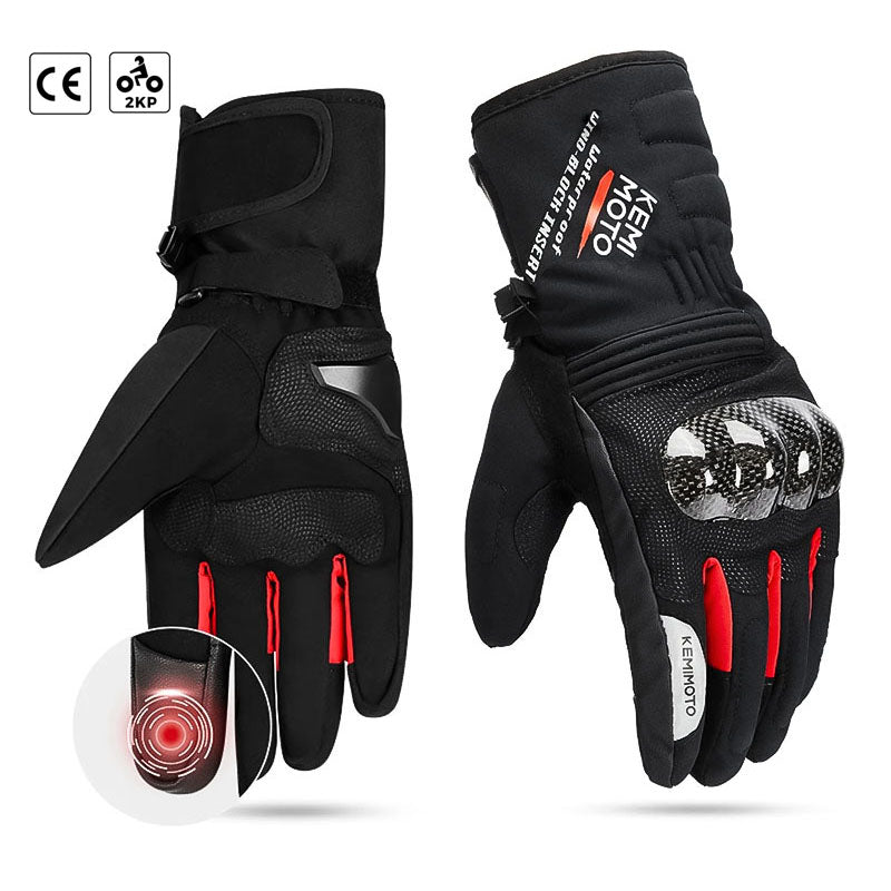 Waterproof Winter Motorcycle Gloves | CE & 2KP Approved