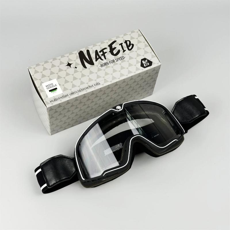 Retro Motorcycle Goggles - Fit Over Glasses