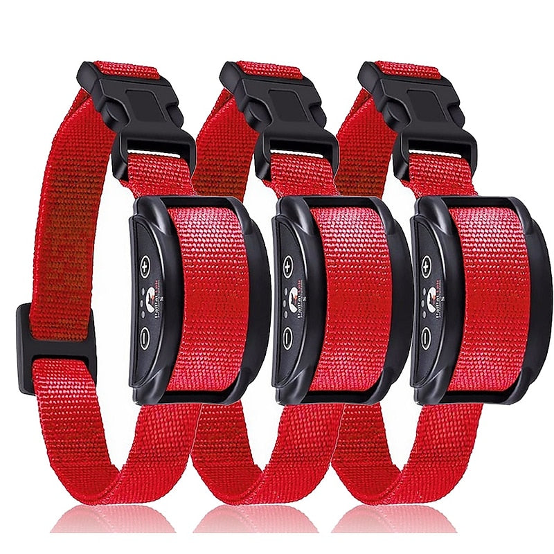 Triple Pack waterdichte oplaadbare trainingshalsband voor hondenblaf